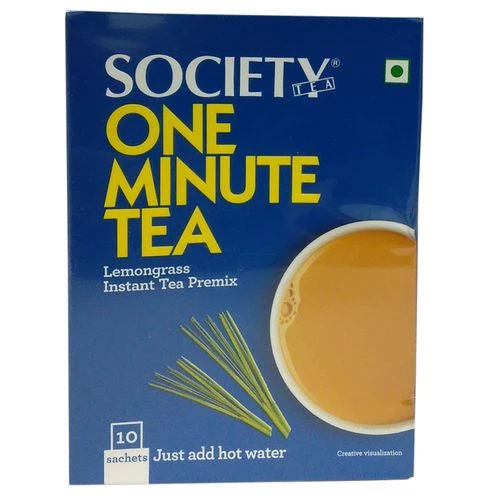Society One Minute Instant Tea Premix - Lemongrass, 140 g-1.webp